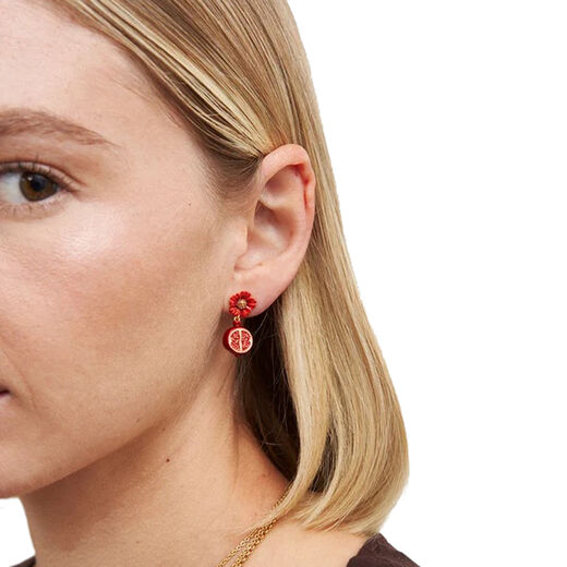 Pomegranate earrings by Fable England